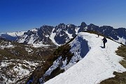 MONTE GARDENA (2117 m) dal Rif. Cimon della Bagozza, il 22 aprile 2015 - FOTOGALLERY